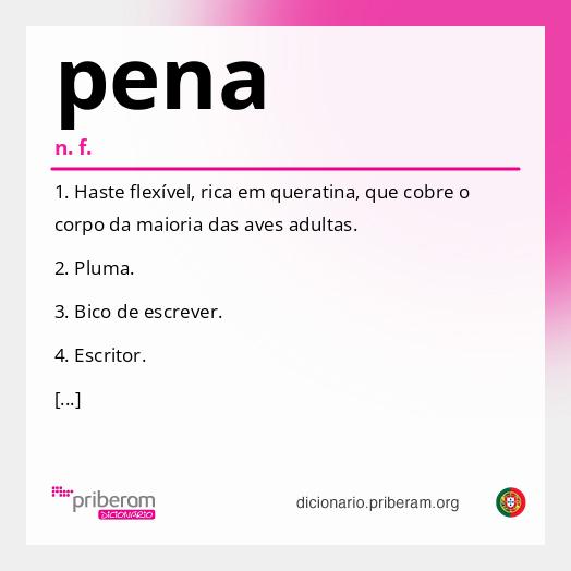 Significado de pena